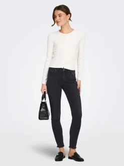 ONLBLUSH Taille moyenne Skinny Fit Longueur cheville Jeans