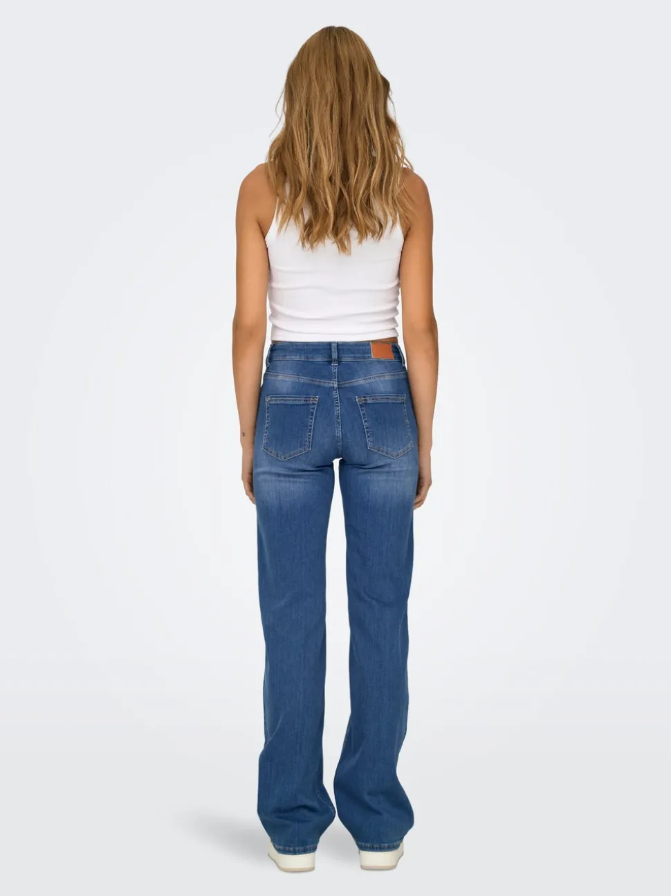 ONLBLUSH Taille moyenne Straight Fit Jeans