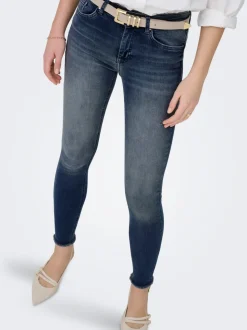 ONLBLUSH Taille moyenne Skinny Fit Longueur cheville Jeans
