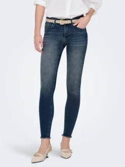 ONLBLUSH Taille moyenne Skinny Fit Longueur cheville Jeans