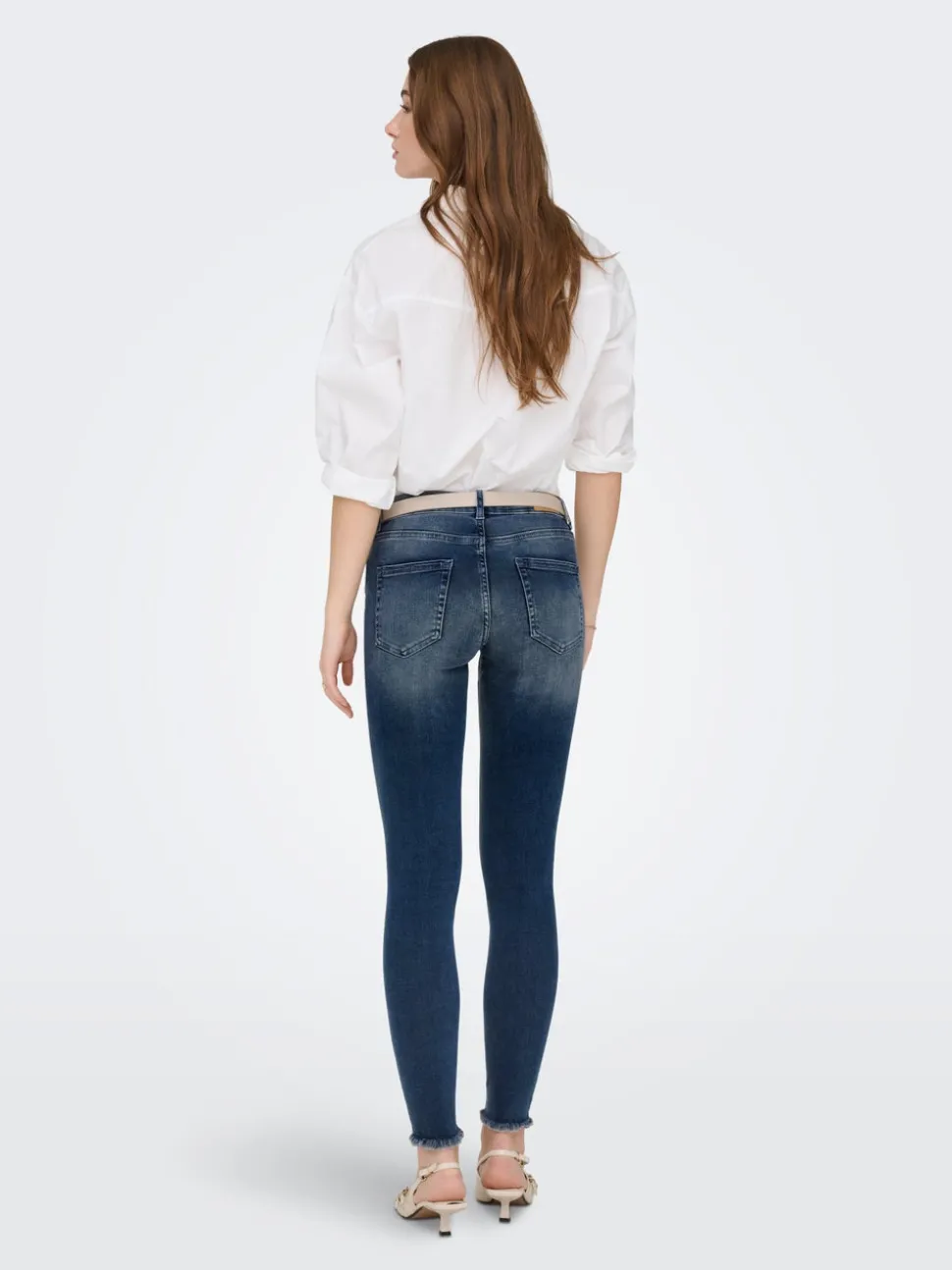 ONLBLUSH Taille moyenne Skinny Fit Longueur cheville Jeans