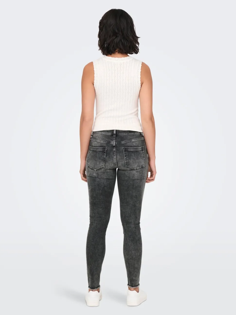 ONLBLUSH Taille moyenne Skinny Fit Longueur cheville Jeans