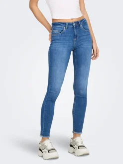ONLBLUSH Taille moyenne Skinny Fit Longueur cheville Jeans