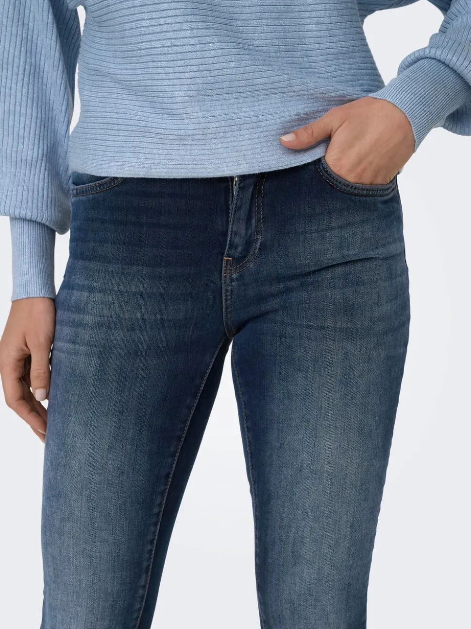 ONLBLUSH Taille moyenne Skinny Fit Jeans
