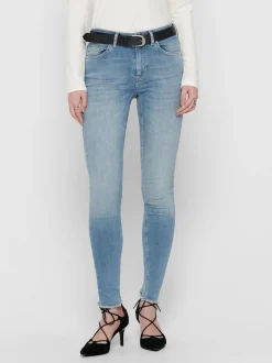 ONLBLUSH Taille moyenne Skinny Fit Longueur cheville Jeans