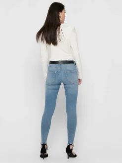 ONLBLUSH Taille moyenne Skinny Fit Longueur cheville Jeans