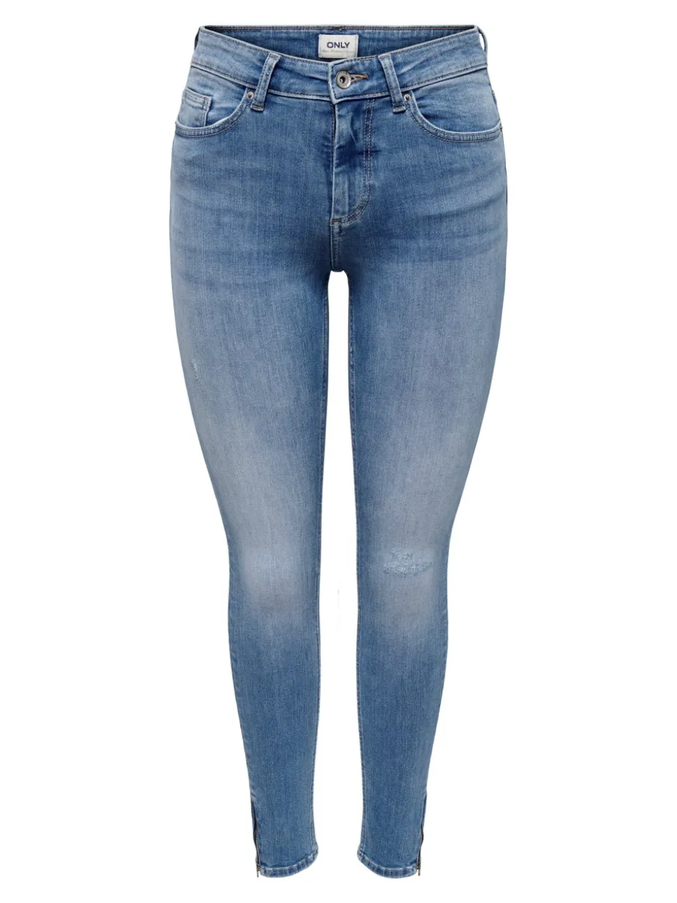 ONLBLUSH Taille moyenne Skinny Fit Longueur cheville Jeans