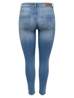 ONLBLUSH Taille moyenne Skinny Fit Longueur cheville Jeans