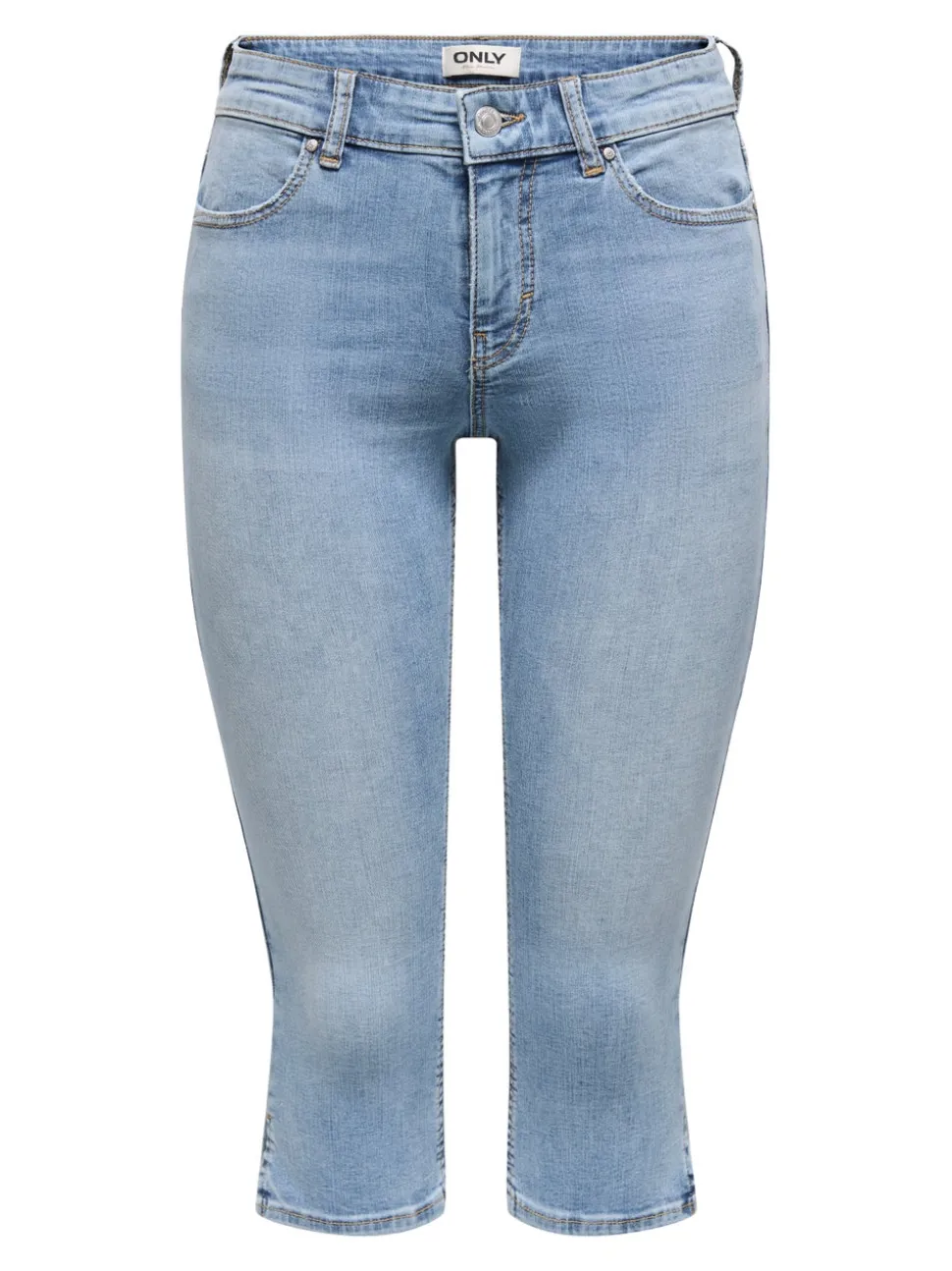 ONLBLUSH Taille moyenne Skinny Fit capri Short en denim