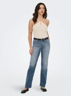 ONLBLUSH Taille moyenne Straight Fit Jeans