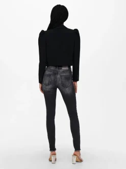 ONLBLUSH Taille moyenne Skinny Fit Longueur cheville Jeans