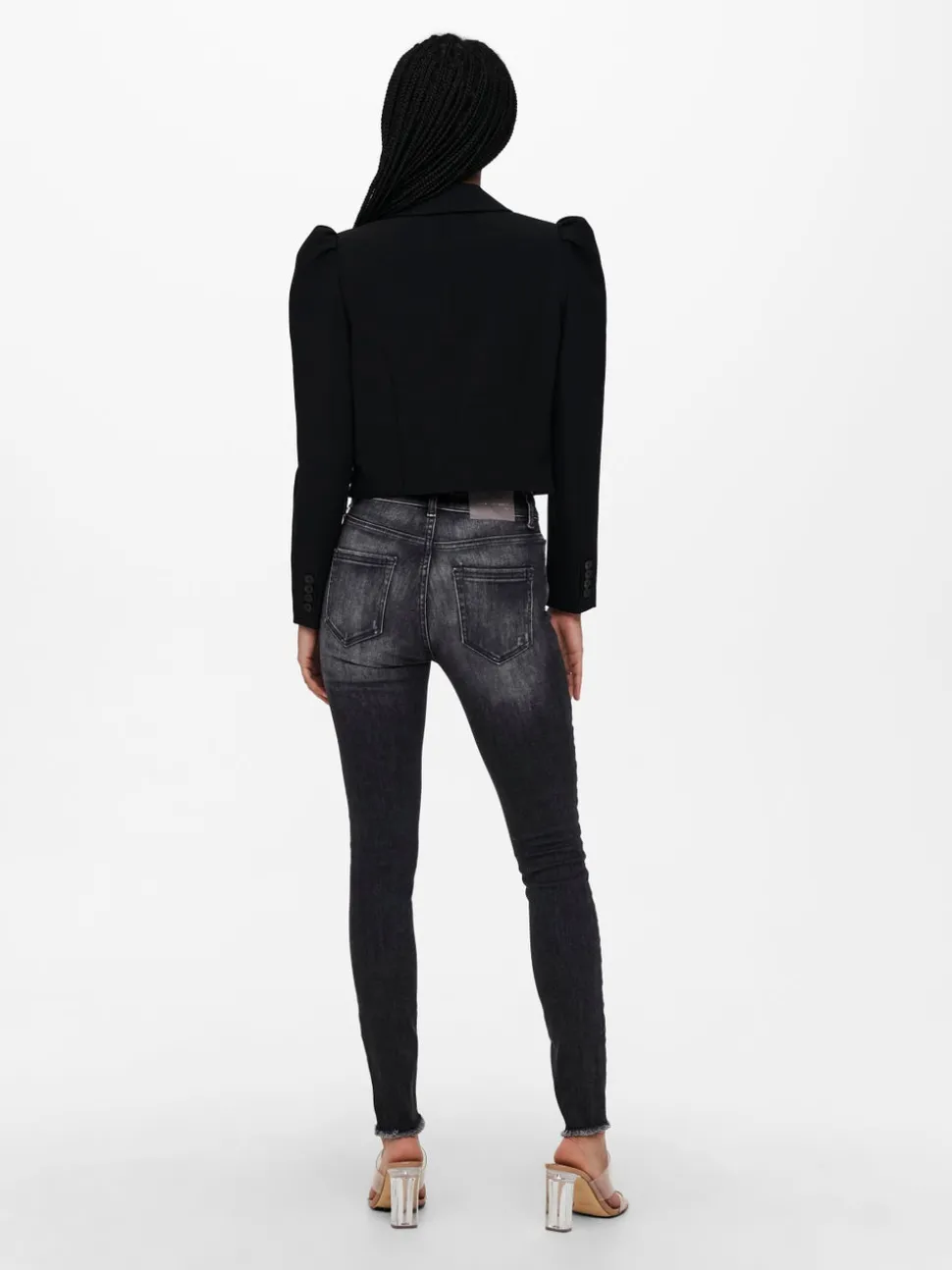 ONLBLUSH Taille moyenne Skinny Fit Longueur cheville Jeans