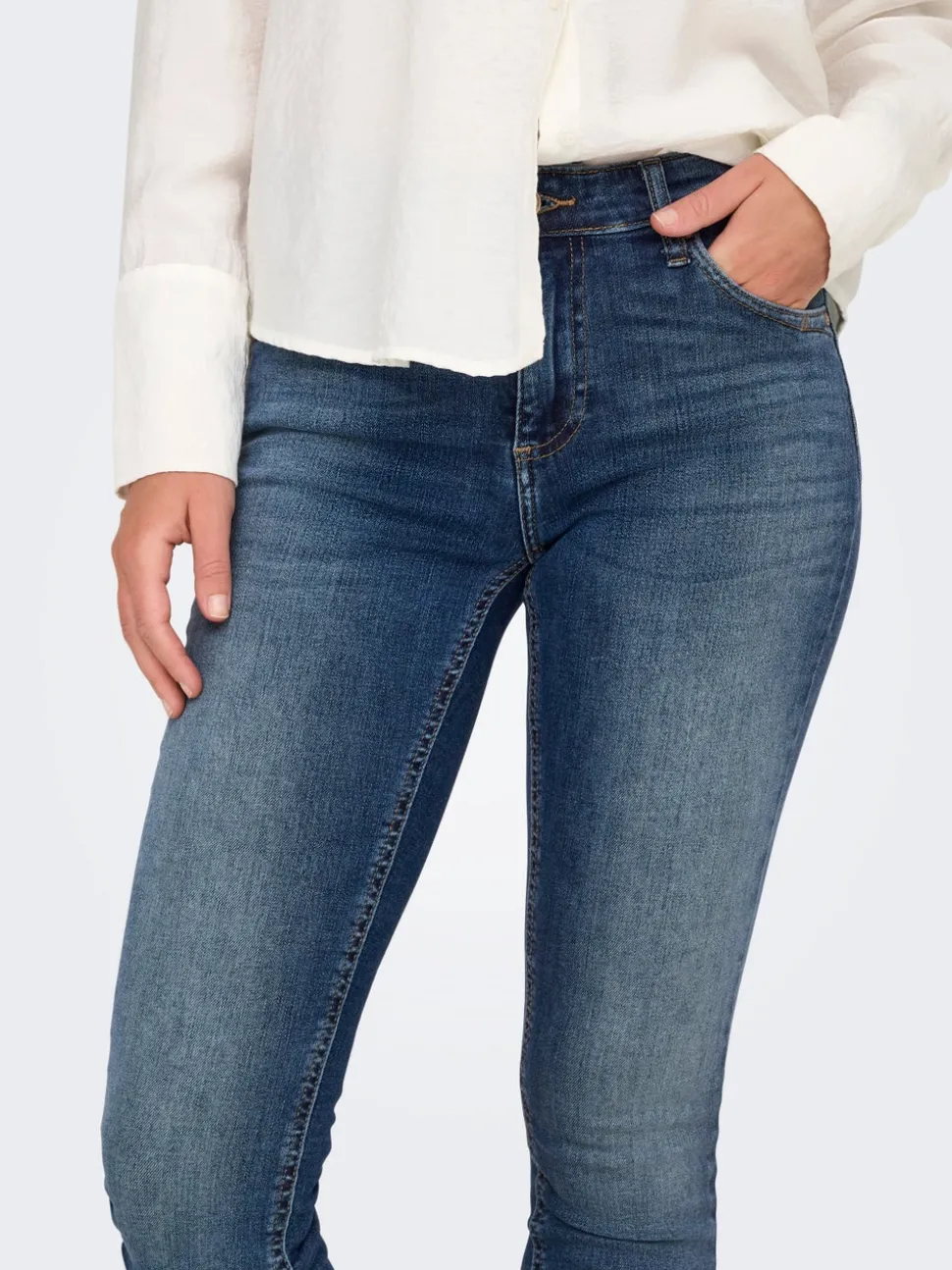 ONLBLUSH Taille moyenne Skinny Fit Jeans