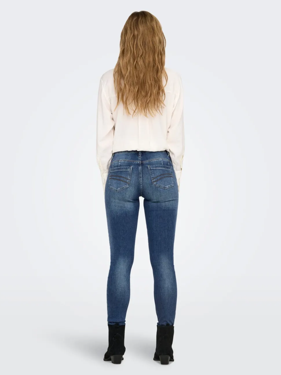 ONLBLUSH Taille moyenne Skinny Fit Jeans