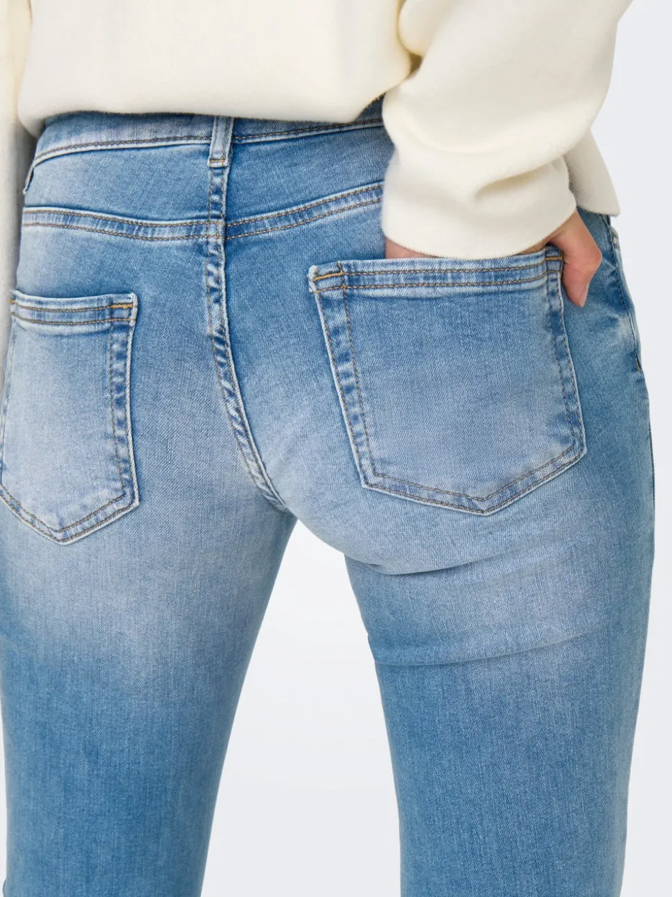 ONLBLUSH Taille basse Flared Fit Jeans