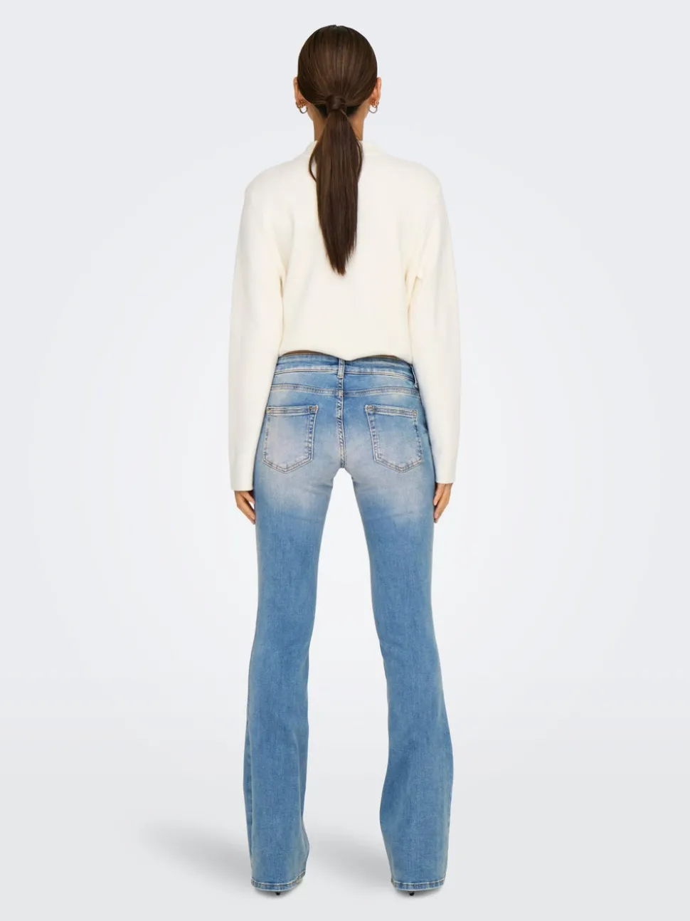 ONLBLUSH Taille basse Flared Fit Jeans