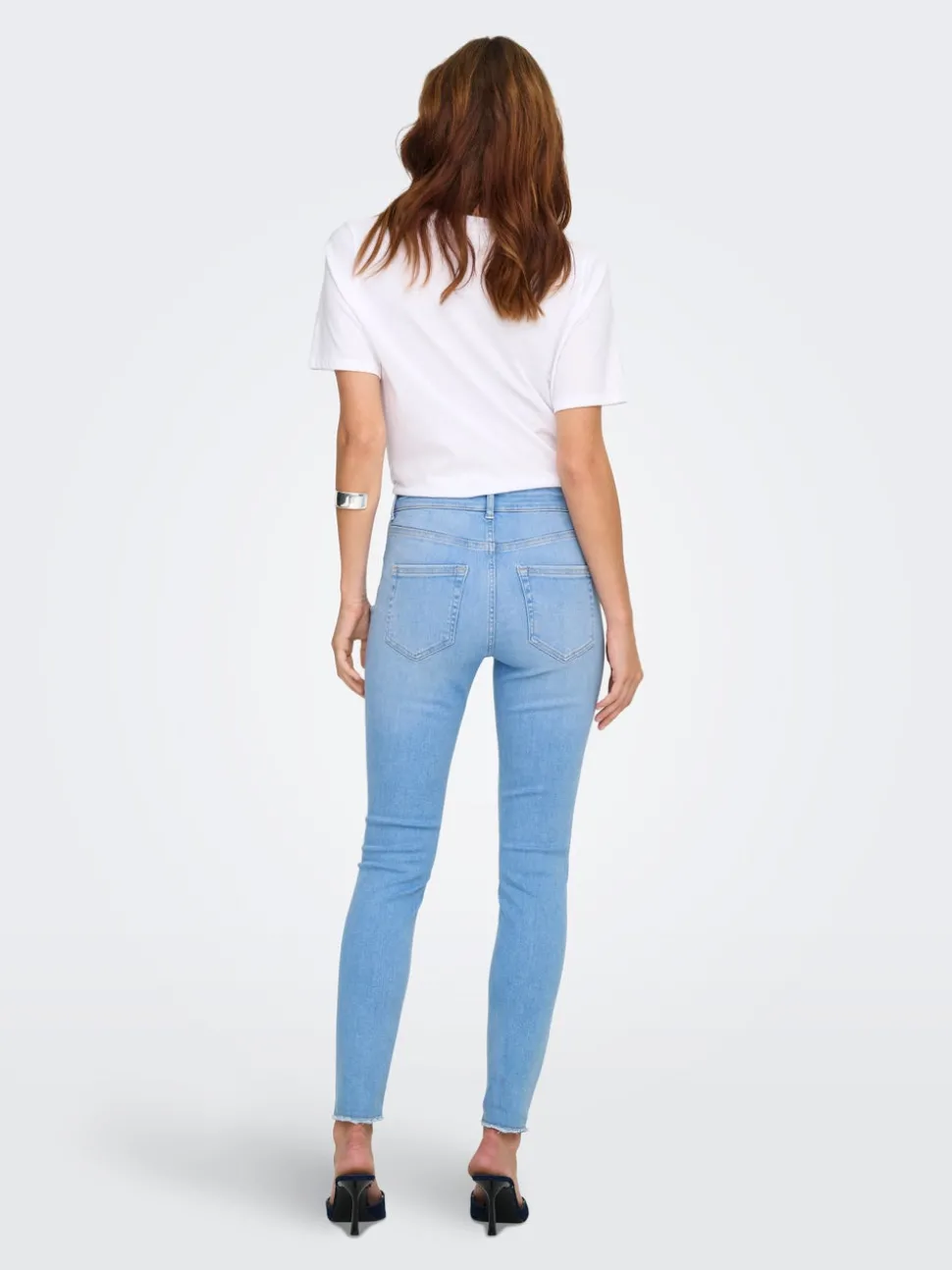 ONLBLUSH Taille haute Skinny Fit Longueur cheville Jeans