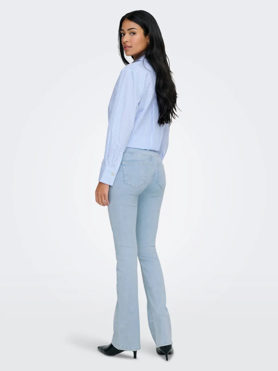 ONLBLUSH Taille moyenne Flared Fit Jeans