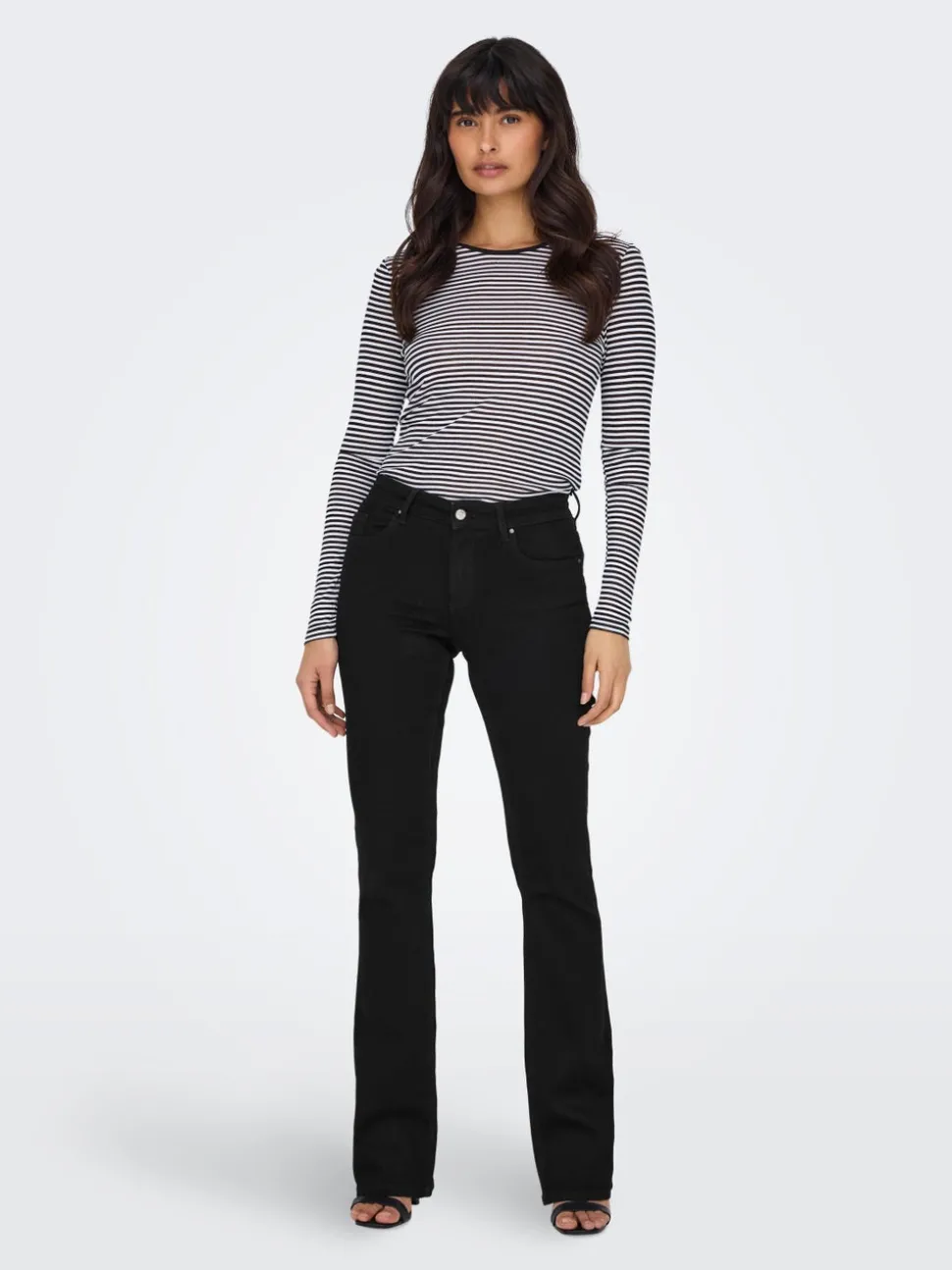 ONLBLUSH Taille moyenne Flared Fit Jeans