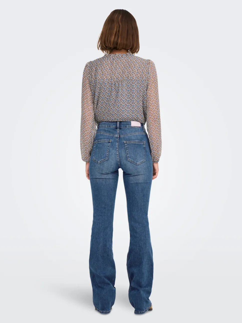 ONLBLUSH Taille moyenne Flared Fit Jeans