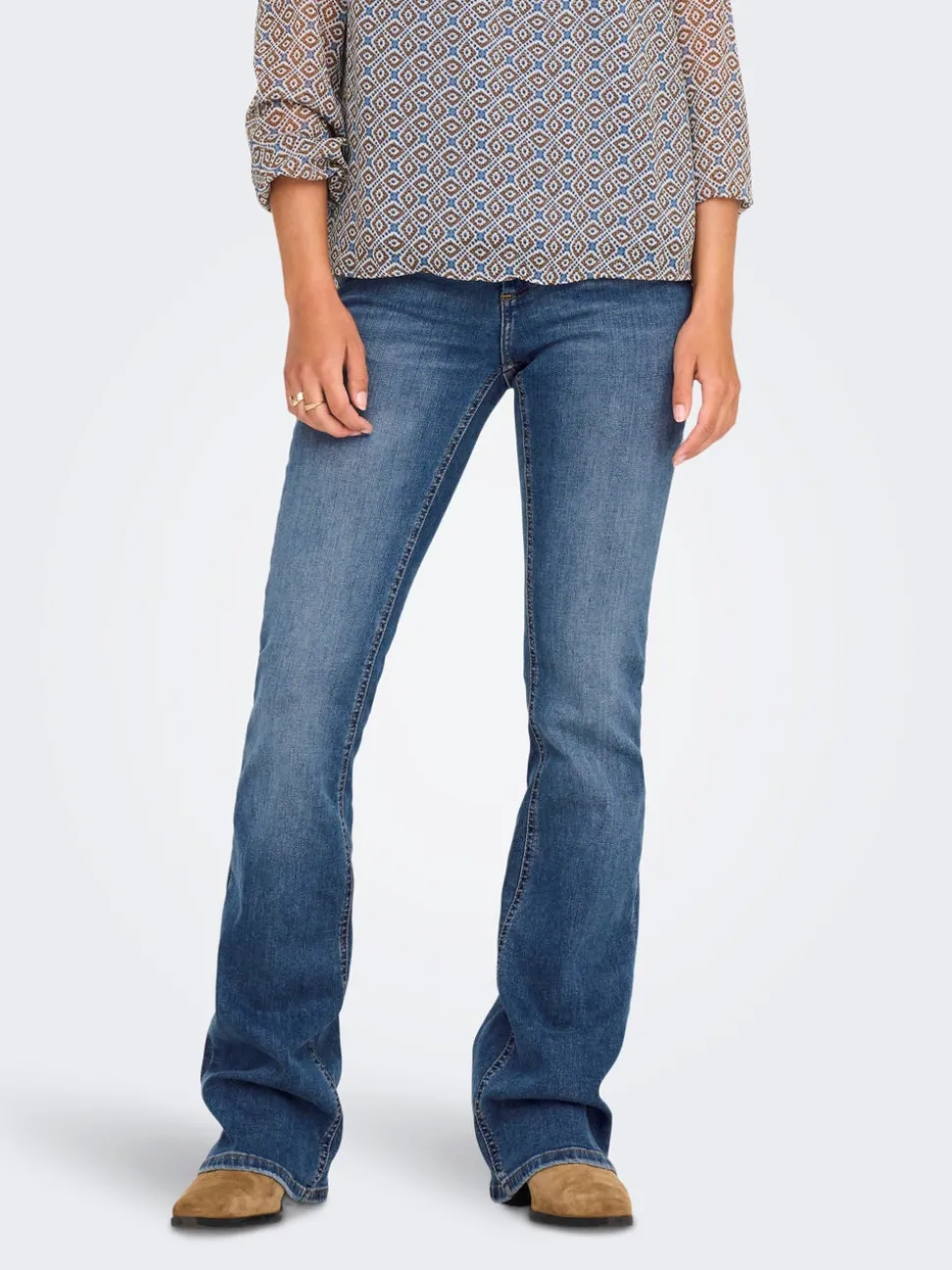 ONLBLUSH Taille moyenne Flared Fit Jeans