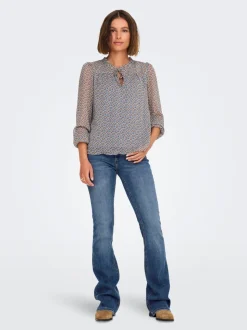 ONLBLUSH Taille moyenne Flared Fit Jeans
