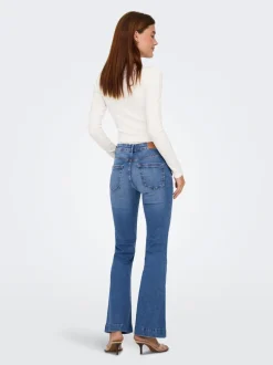 ONLBLUSH Taille moyenne Retro Flared Fit Jeans
