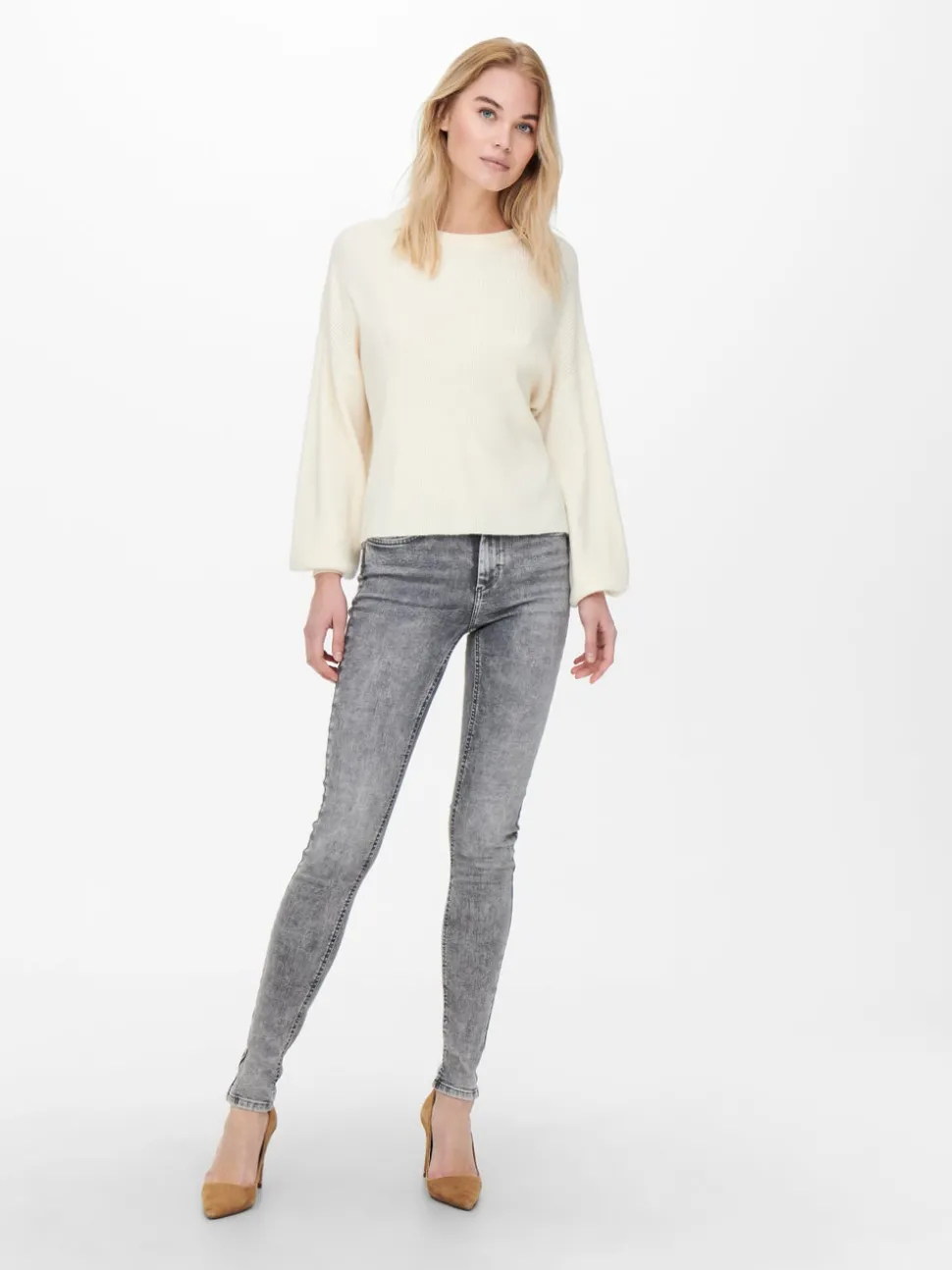 ONLBLUSH Taille moyenne Skinny Fit Jeans