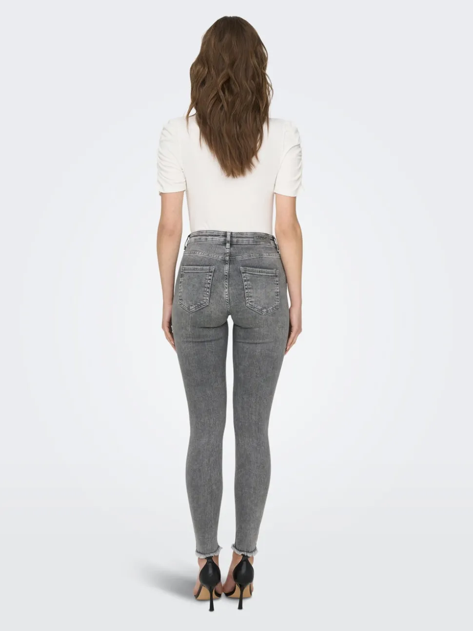ONLBLUSH Taille moyenne Skinny Fit Longueur cheville Jeans