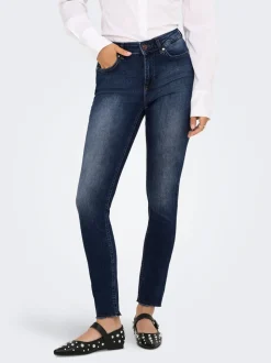ONLBLUSH Taille moyenne Skinny Fit Longueur cheville Jeans