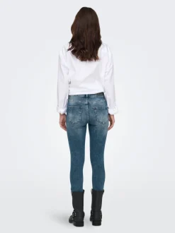 ONLBLUSH Taille moyenne Skinny Fit Longueur cheville Jeans