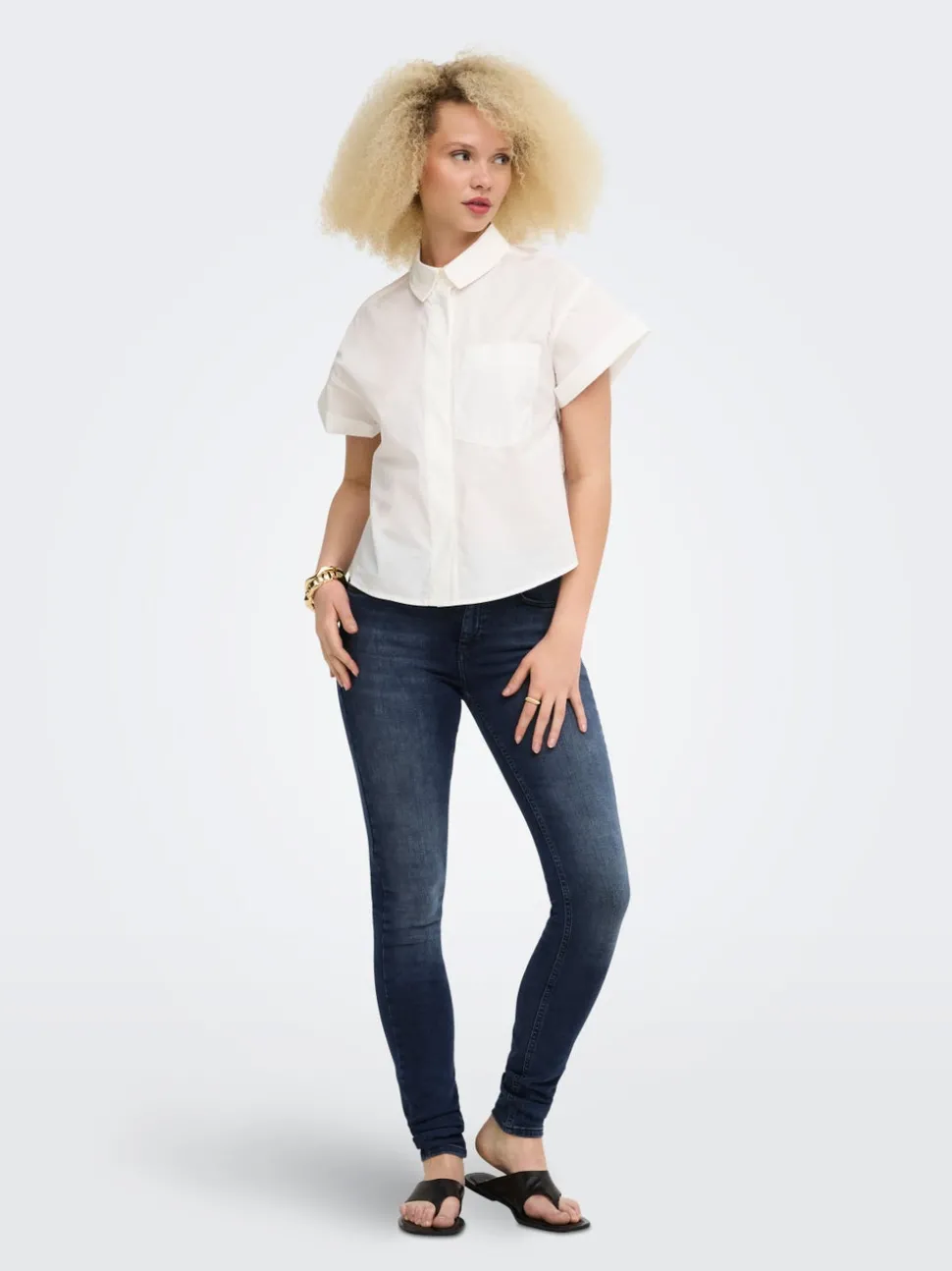 ONLBLUSH Taille moyenne Skinny Fit Jeans