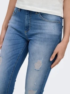 ONLBLUSH Taille moyenne Skinny Fit Longueur cheville Jeans