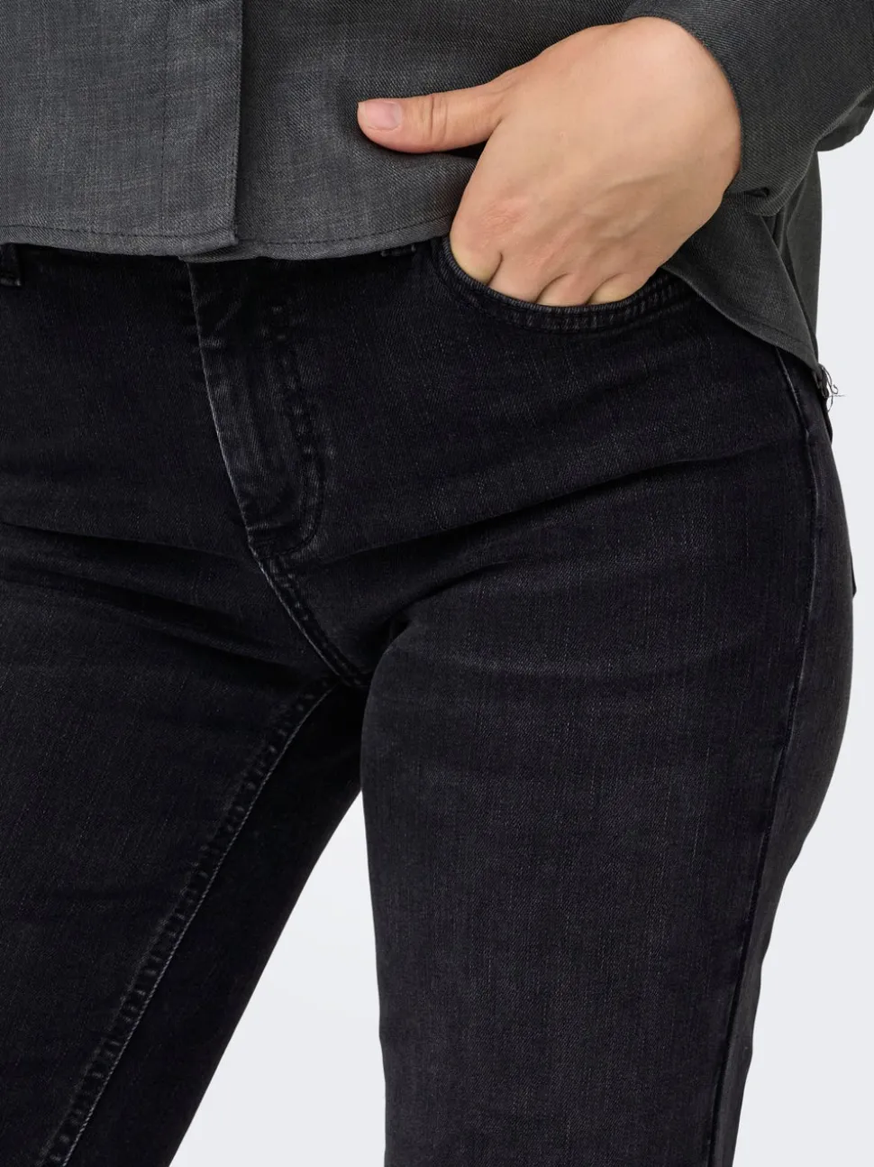 ONLBLUSH Taille moyenne Straight Fit Jeans