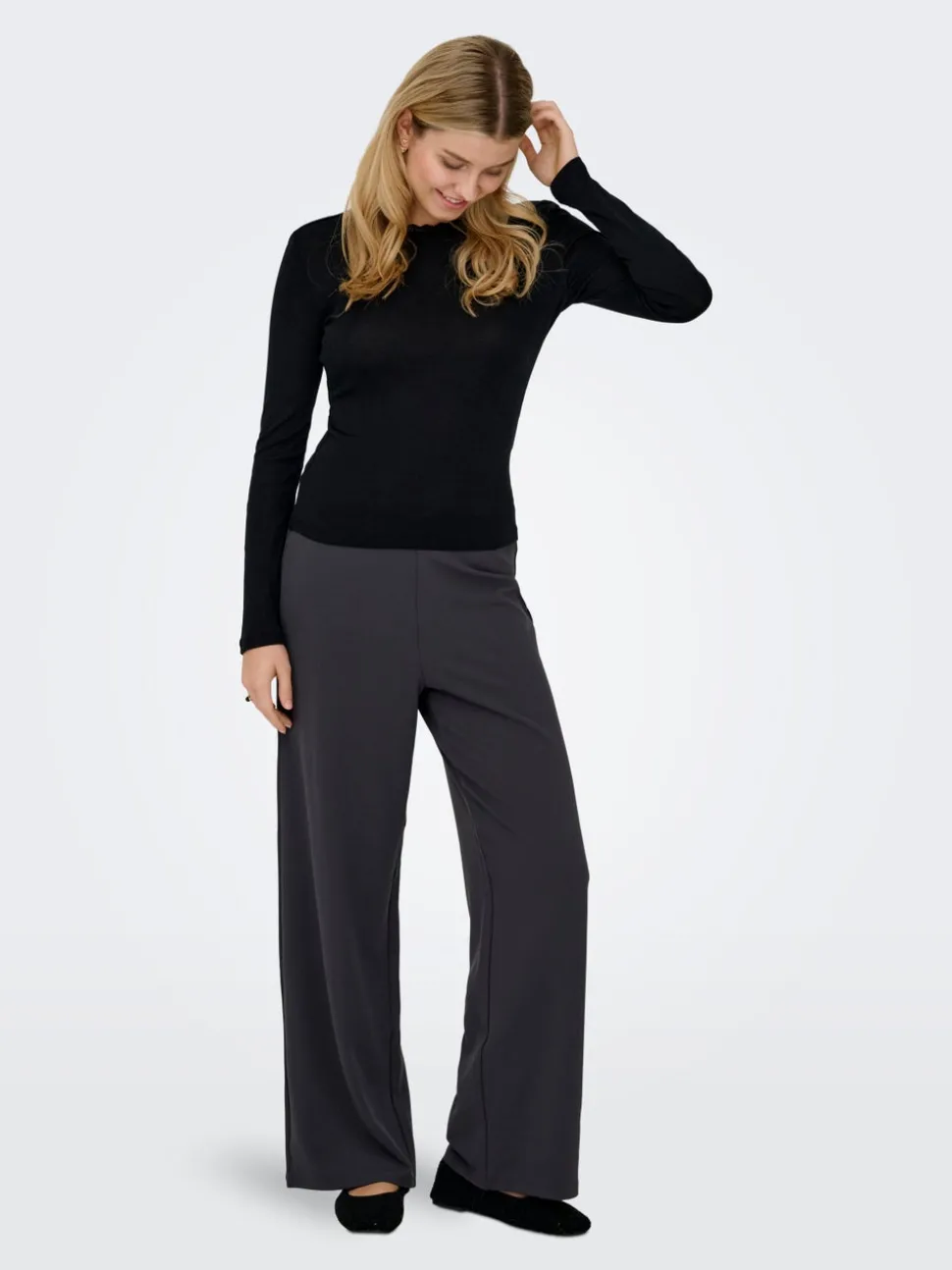 ONLBREMEN-YO Wide Leg Fit Pantalon à jambe large