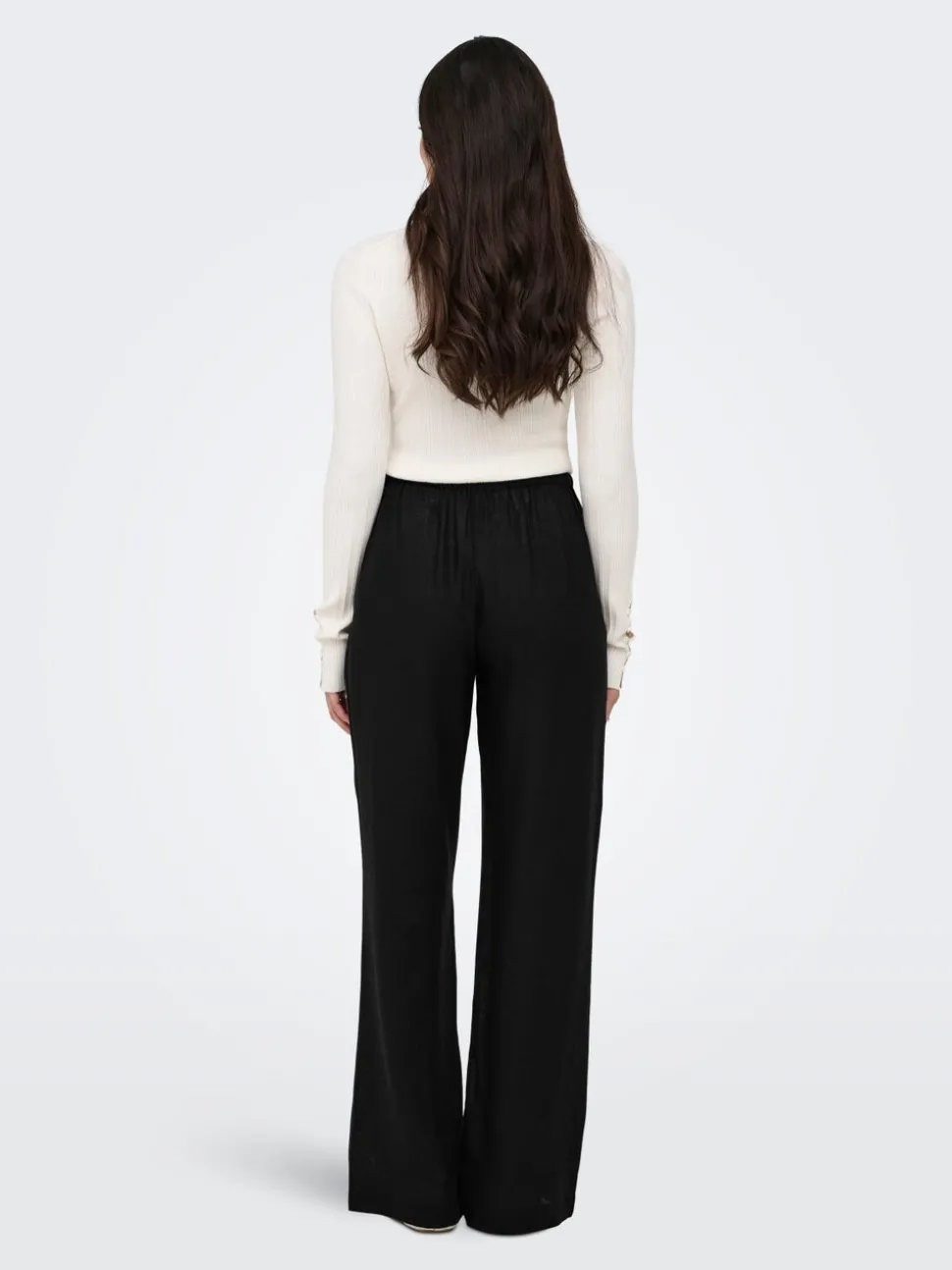 ONLBRUXELLES Straight Fit Lin Pantalon
