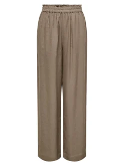 ONLBRUXELLES Straight Fit Lin Pantalon