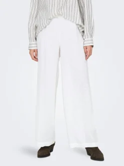 ONLBRUXELLES Straight Fit Lin Pantalon