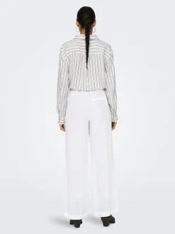 ONLBRUXELLES Straight Fit Lin Pantalon