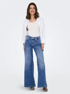 ONLCALIFORNIA Taille moyenne Wide Leg Fit Jeans