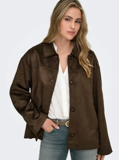 ONLCAROLINA Veste en daim