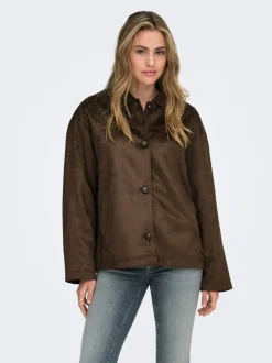 ONLCAROLINA Veste en daim