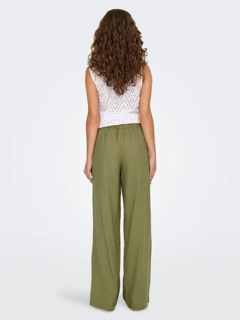 ONLCARO Loose Fit Lin Pantalon