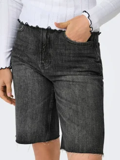ONLCARO Taille moyenne Loose Fit Short en denim