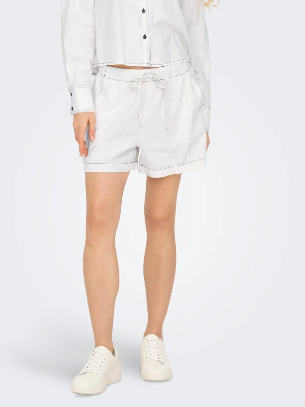 ONLCARO Taille moyenne Regular Fit Lin Short