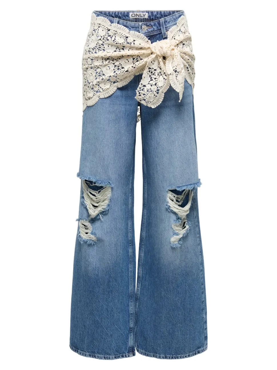 ONLCARRIE Taille moyenne Wide Leg Fit Jeans