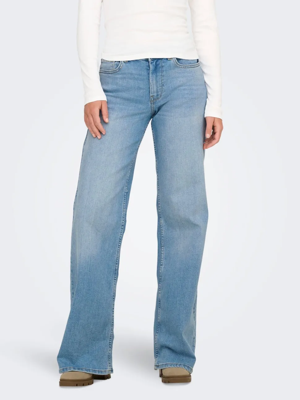 ONLCHRIS Taille Basse Wide leg fit Jeans