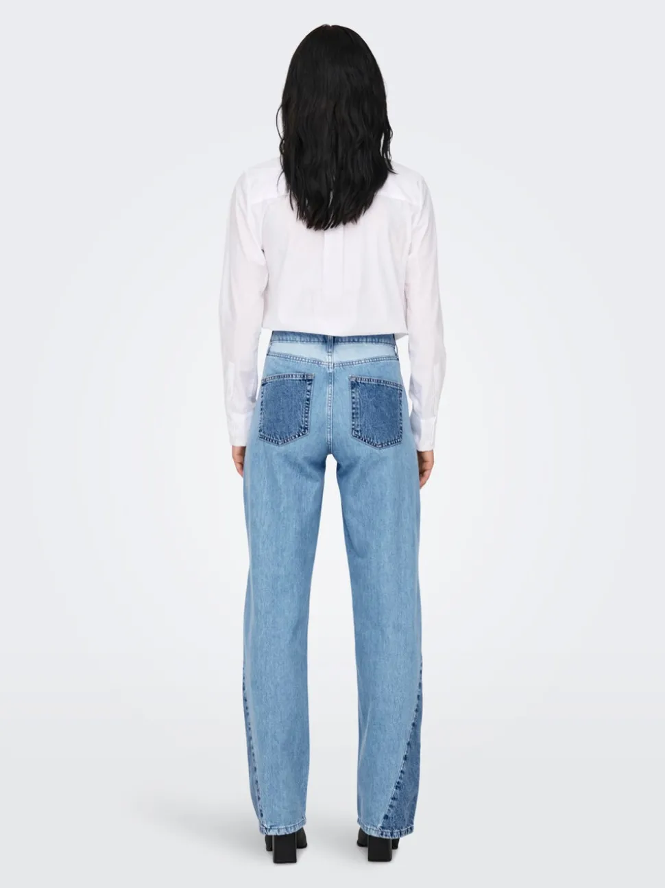 ONLCOBAIN Taille moyenne Wide Leg Fit Jeans