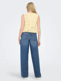 ONLCOMET Taille moyenne Wide Leg Fit Jeans