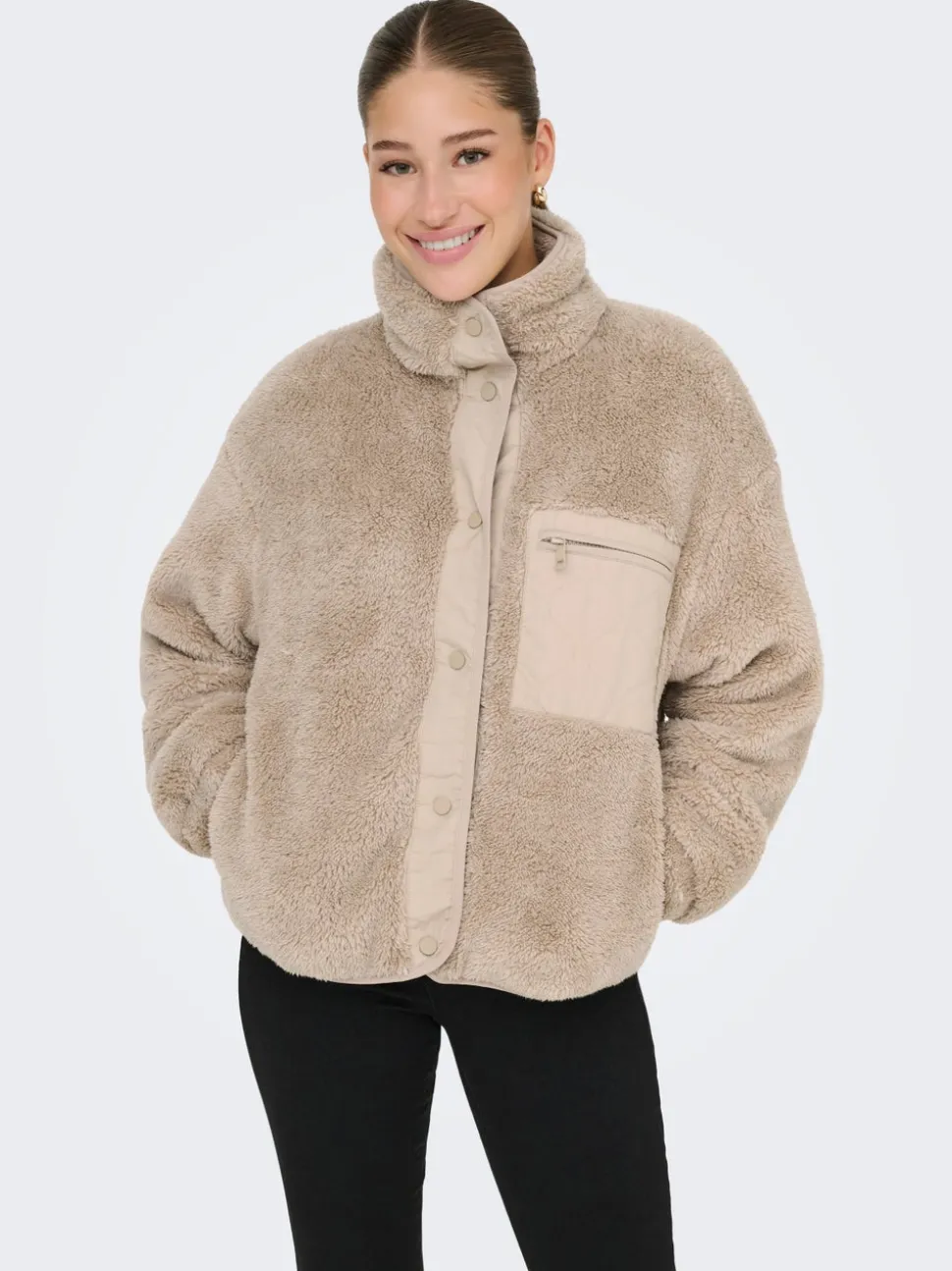 ONLCONTACT Manteau en peluche